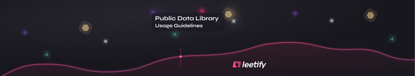 Public Data Library BETA Guidelines