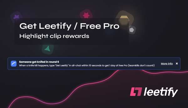 "Get Leetify" Highlight Rewards